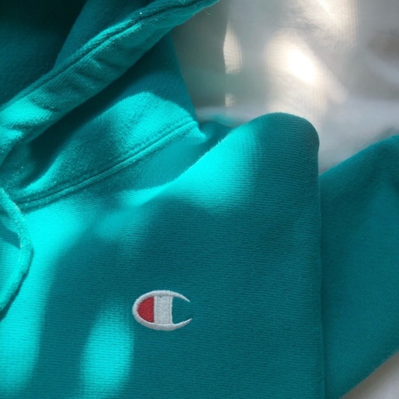 Greenish Teal Champion Sweatshirt - Picture 2 of 2